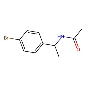 N-[(1R)-1-(4-bromophenyl)ethyl]acetamide structure