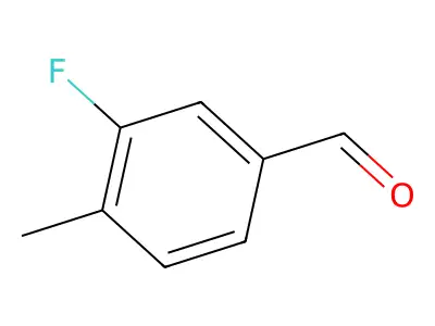 3-氟-4-甲基苯甲醛 structure