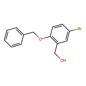 (2-(Benzyloxy)-5-bromophenyl)methanol structure