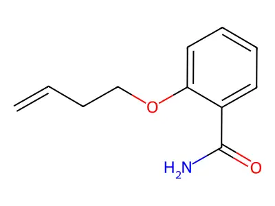 2-(3-Buten-1-yloxy)benzamide structure