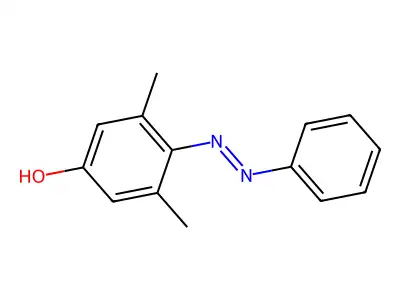 3,5-Dimethyl-4-(phenyldiazenyl)phenol structure