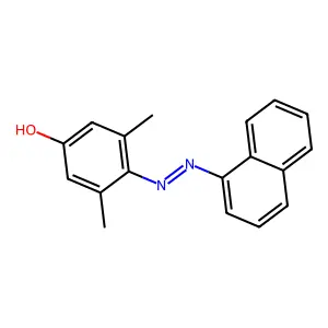 3,5-Dimethyl-4-[2-(1-naphthalenyl)diazenyl]phenol structure