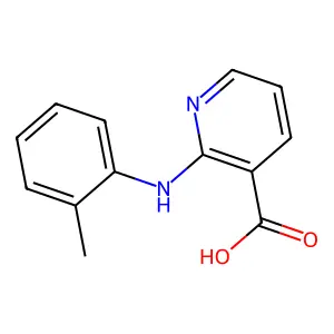 2-(2-Toluidino)nicotinic acid structure