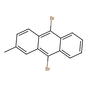 9,10-Dibromo-2-methylanthracene structure