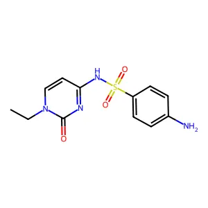 磺胺西汀 structure