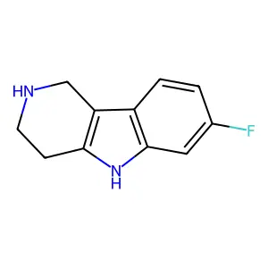 7-fluoro-2,3,4,5-tetrahydro-1H-pyrido[4,3-b]indole structure
