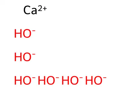 Hexaaquacalcium(2+) structure