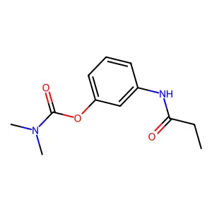 [3-(propanoylamino)phenyl] N,N-dimethylcarbamate structure