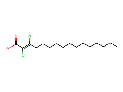 Hexadecenoic acid, dichloro- structure
