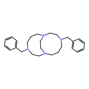1,4,8,11-Tetraazabicyclo[6.6.2]hexadecane, 4,11-bis(phenylmethyl)- structure