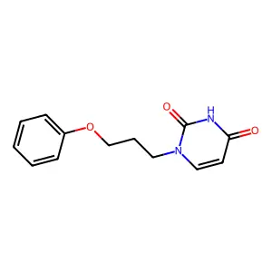 1-(3-Phenoxypropyl)pyrimidine-2,4-dione structure