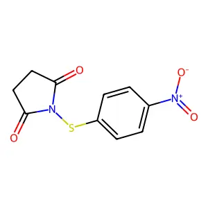 1-[(4-Nitrophenyl)sulfanyl]pyrrolidine-2,5-dione structure
