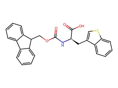 Fmoc-L-3-Benzothienylalanine structure