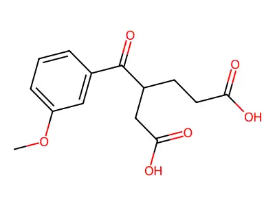 3-(3-Methoxybenzoyl)adipic acid structure