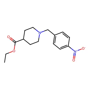 Ethyl 1-(4-Nitro-benzyl)-piperidine-4-carboxylate structure