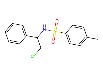 Benzenesulfonamide, N-(2-chloro-1-phenylethyl)-4-methyl- structure