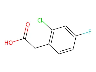 2-Fluoro-4-(trifluoromethyl)phenylacetic acid structure