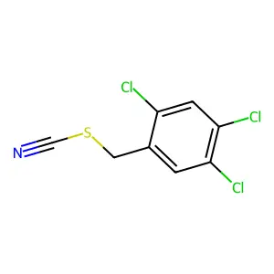 (2,4,5-Trichlorophenyl)methyl thiocyanate structure