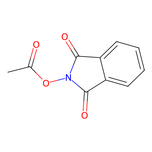 1,3-dioxo-2,3-dihydro-1H-isoindol-2-yl acetate structure