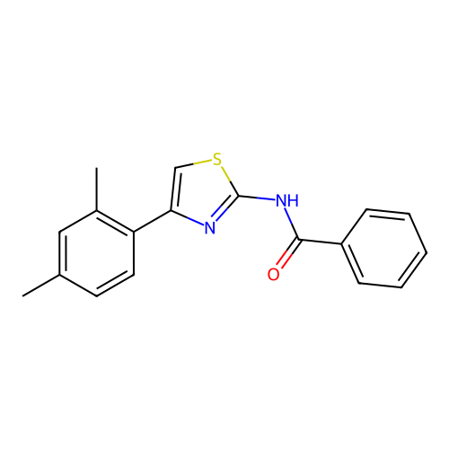 N-(4-(2,4-Dimethylphenyl)-2-thiazolyl)benzamide structure