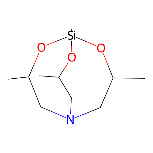3,7,10-Trimethylsilatrane, d structure