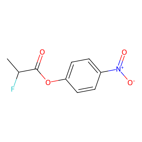 4-Nitrophenyl 2-fluoropropanoate structure