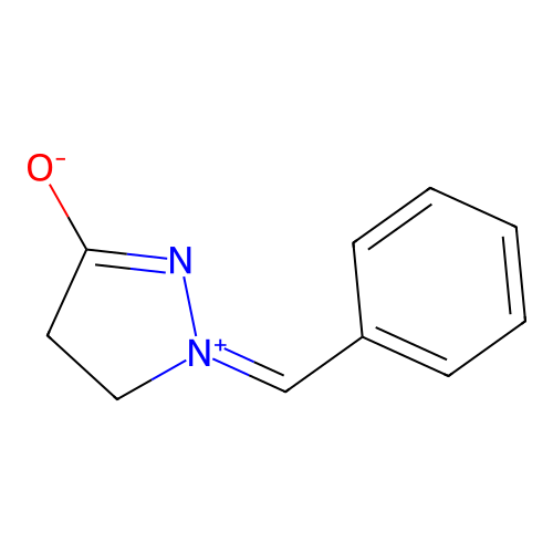 2-Benzylidene-3,4-dihydropyrazol-2-ium-5-olate structure