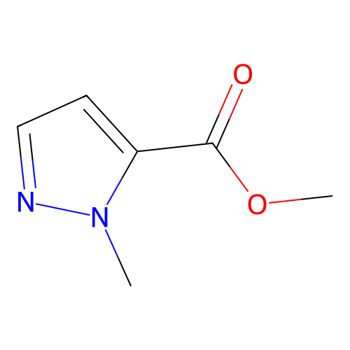 methyl 1-methyl-1H-pyrazole-5-carboxylate structure