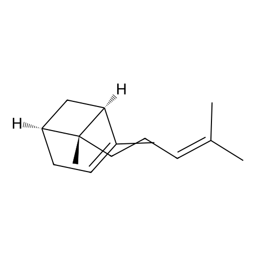 Trans-alpha-Bergamotene structure