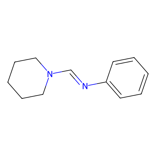 Methanimine, 1-(1-piperidinyl), N-phenyl structure