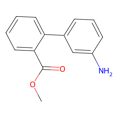 Methyl 2-(3-aminophenyl)benzoate structure