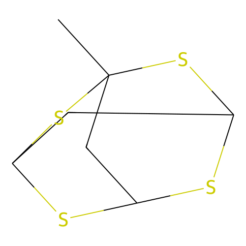 2,4,6,8-Tetrathiaadamantane, 1-methyl- structure