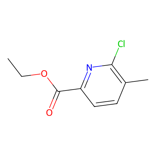 Ethyl 6-chloro-5-methylpicolinate structure