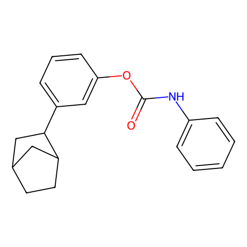 3-(Bicyclo[2.2.1]hept-2-yl)phenyl phenylcarbamate structure
