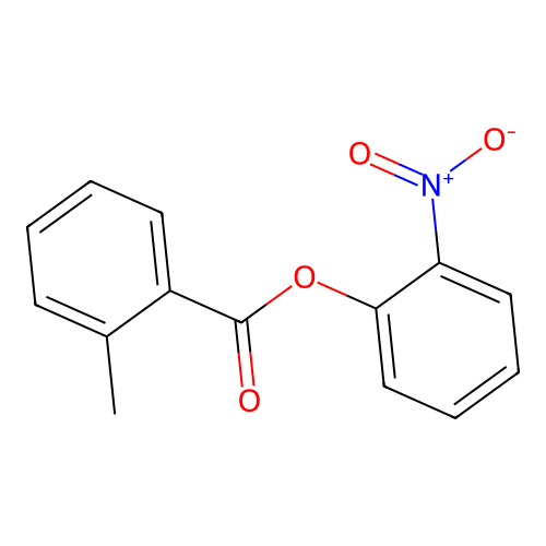 2-Nitrophenyl 2-methylbenzoate structure