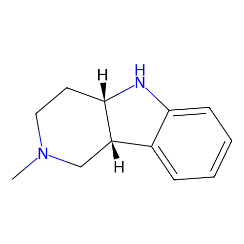 (4aS,9bR)-2-methyl-1,3,4,4a,5,9b-hexahydropyrido[4,3-b]indole structure