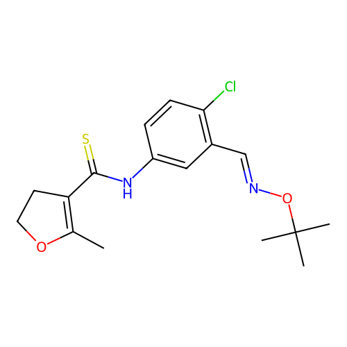 Furancarbothioanilide deriv. structure
