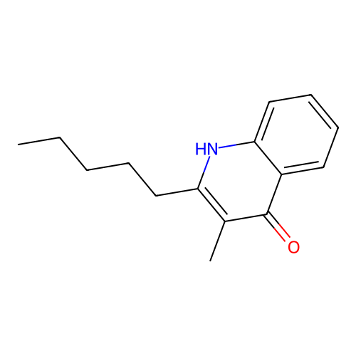 3-Methyl-2-pentyl-1H-quinolin-4-one structure