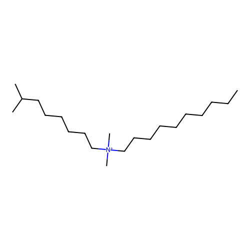 Decylisononyldimethylammonium structure