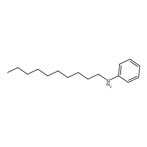 Decylphenylsilane structure