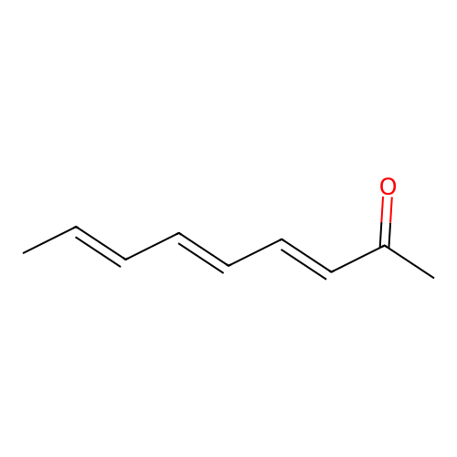 (3E,5E,7E)-3,5,7-Nonatrien-2-one structure
