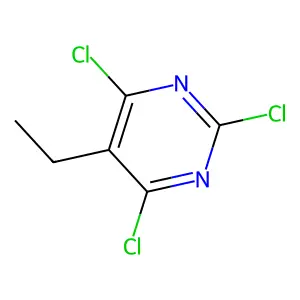 2,4,6-Trichloro-5-ethylpyrimidine structure