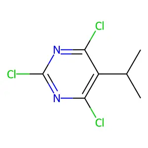 2,4,6-Trichloro-5-isopropylpyrimidine structure
