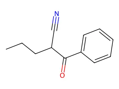 2-Benzoylvaleronitrile structure