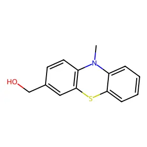 10H-phenothiazine-3-methanol, 10-methyl- structure