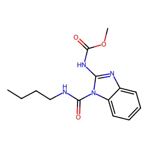 苯菌灵 structure