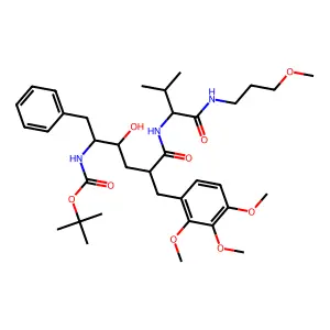 2-Oxa-6,9,15-triazahexadecan-16-oic acid, 13-hydroxy-8-(1-methylethyl)-7,10-dioxo-14-(phenylmethyl)-11-((2,3,4-trimethoxyphenyl)methyl)-,1,1-dimethylethyl ester, (8S-(8R*,11S*,13R*,14R*))- structure