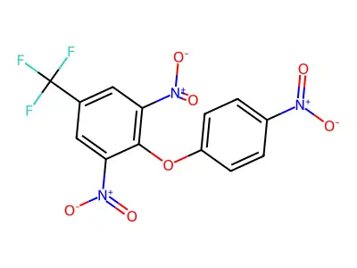 1,3-Dinitro-2-(4-nitrophenoxy)-5-(trifluoromethyl)benzene structure