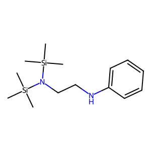 N-phenyl-N',N'-bis(trimethylsilyl)ethane-1,2-diamine structure
