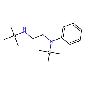 N'-phenyl-N,N'-bis(trimethylsilyl)ethane-1,2-diamine structure